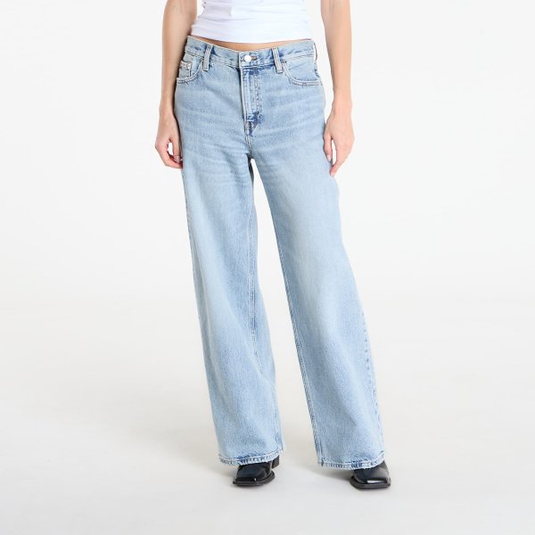 Džíny Calvin Klein Jeans Low Rise Baggy Vintage Jeans Blue S/28