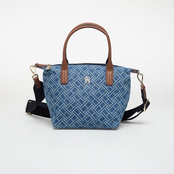 Kabelka Tommy Hilfiger Popette Mini Tote Denim Flag Dark Blue Indigo Universal