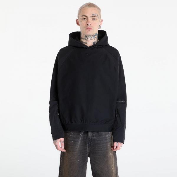 Mikina Nike Tech Men's Dri-FIT Shori Knit Utility Hoodie Black/ Black/ Black L