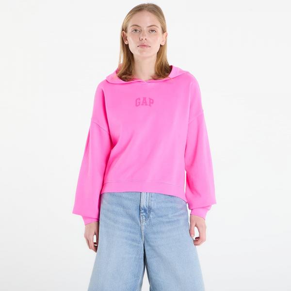 Mikina GAP V-Gap Mini Arch Pullover Pink M
