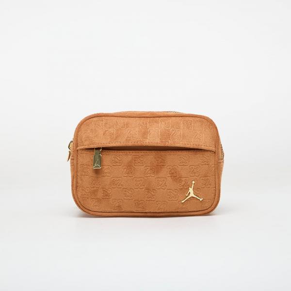 Taška Jordan Jam Suede Monogram Camera Bag Cognac Universal