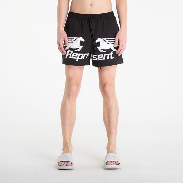 Plavky REPRESENT Nothing Faster Swim Short Jet Black XXL