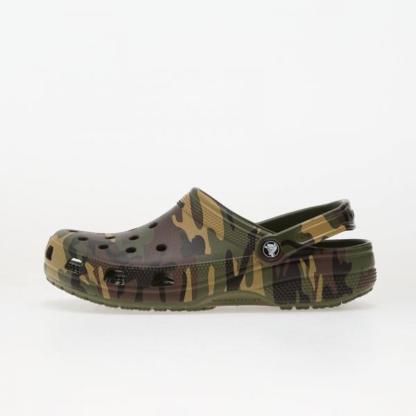 Tenisky Crocs Classic Camouflage Clog Army Green/Multi EUR 41-42
