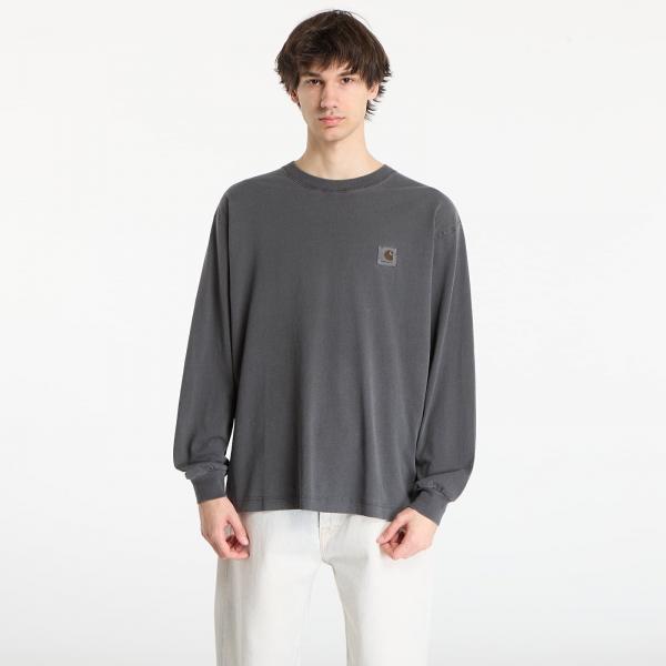 Tričko Carhartt WIP L/S Nelson T-Shirt UNISEX Black XXL