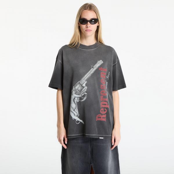 Tričko REPRESENT Loaded With Love T-Shirt UNISEX Stained Black M
