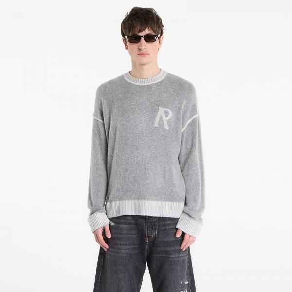 Tričko REPRESENT Laurel Knit Sweatshirt UNISEX Sun Fade Grey XXL