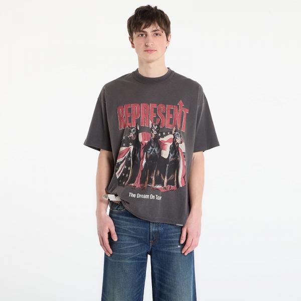 Tričko REPRESENT Dream On Tour T-Shirt UNISEX Sun Fade Grey XXL