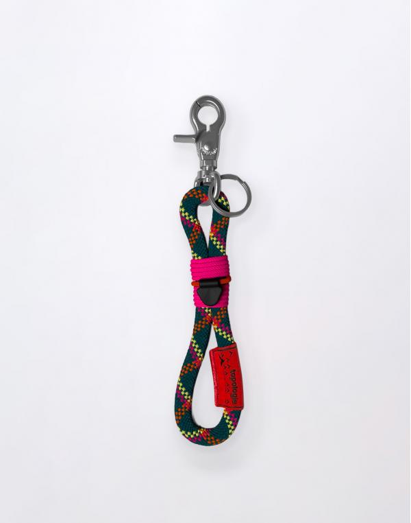Topologie 8mm Loop Key Holder Deep Teal Helix