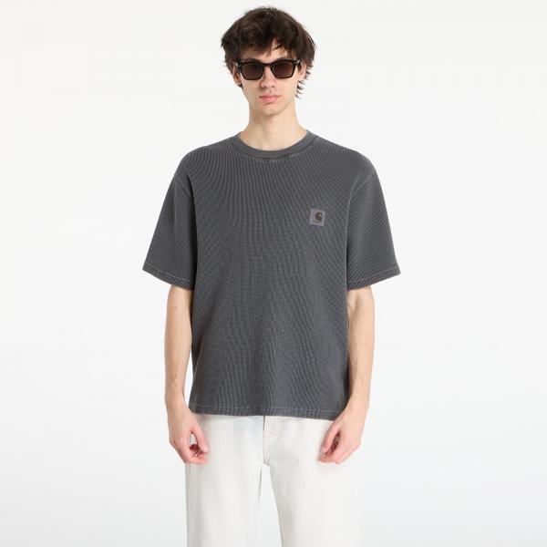 Tričko Carhartt WIP S/S Nelson Waffle T-Shirt UNISEX Black XS