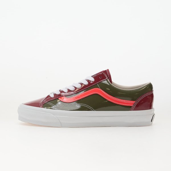Tenisky Vans LX Old Skool 36 Patent Bordeaux/ Olive EUR 42