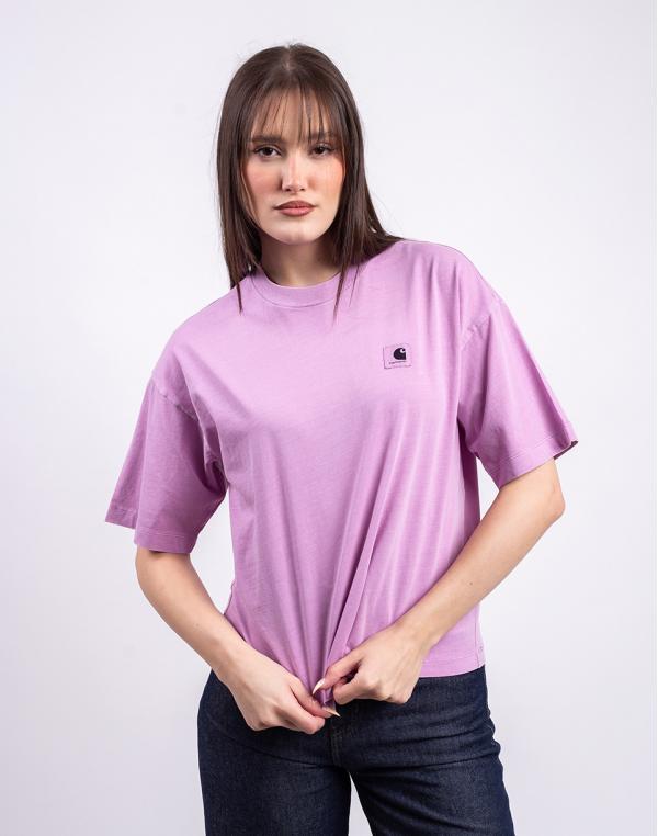 Tričko Carhartt WIP W' S/S Nelson T-Shirt Gentle Purple garment dyed