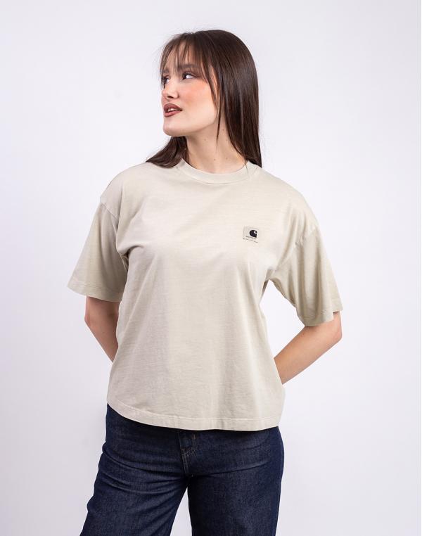 Tričko Carhartt WIP W' S/S Nelson T-Shirt Stone garment dyed
