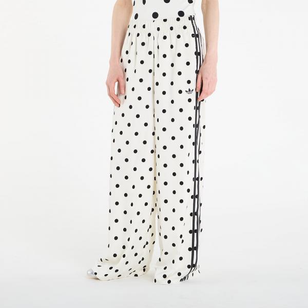 Kalhoty adidas Satin Polka Dots Wide Leg Pant Off White S