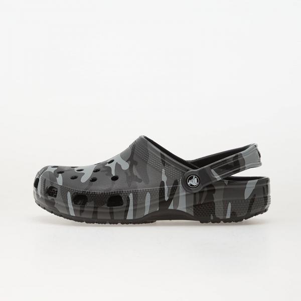 Tenisky Crocs Classic Camouflage Clog Black/Slate Grey EUR 45-46