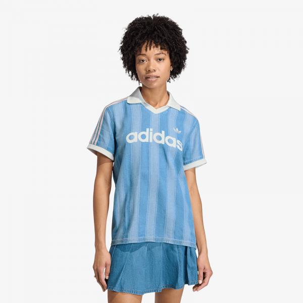 Dres adidas Denim Football Jersey Indigo Denim M
