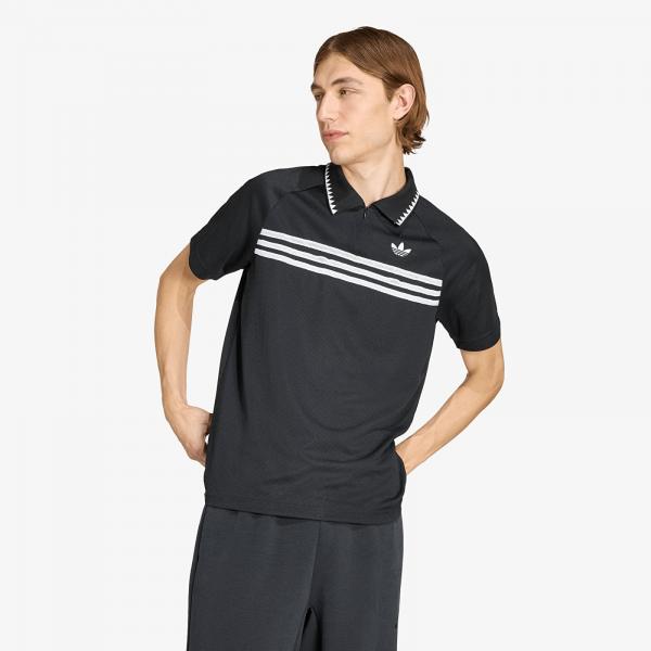 Tričko adidas Chest Stripes Slim Polo Black S