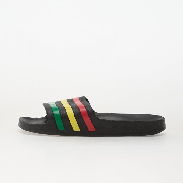Tenisky adidas Adilette Aqua Slides Core Black/ Green/ Pure Ruby EUR 39