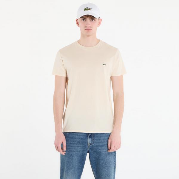 Tričko LACOSTE Tee-Shirt Naturel Clair 7