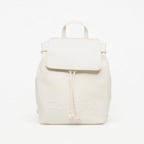 Batoh Desigual Back Half Logo Luena Mini Ecru Backpack White Universal