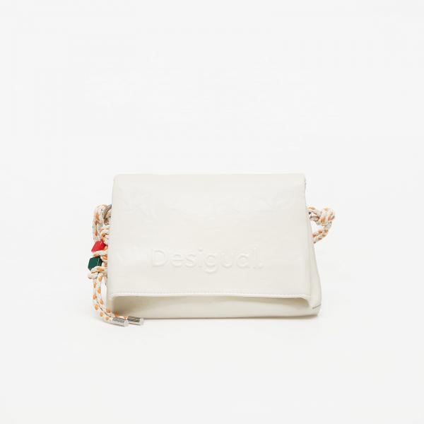 Kabelka Desigual Bag Half Logo Venecia 4.0 Ecru Bags White Universal