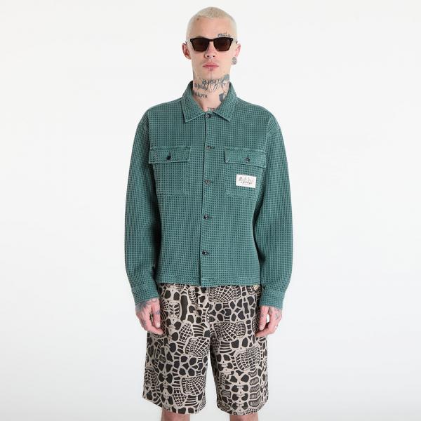 Košile Brain Dead Waffle Button Front Shirt Pin XL