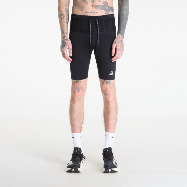 Legíny Nike ACG "Lava Loops" Men's Dri-FIT ADV 1/2-Length Trail Running Tights Black/ Summit White L