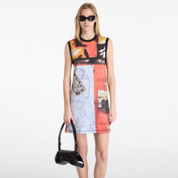 Šaty Diesel D-Hessa Dress Printed Jersey M