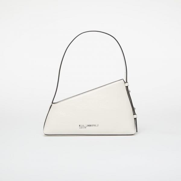 Kabelka Karl Lagerfeld Jeans Geo Lthr Shoulderbag Shiny Off White Universal
