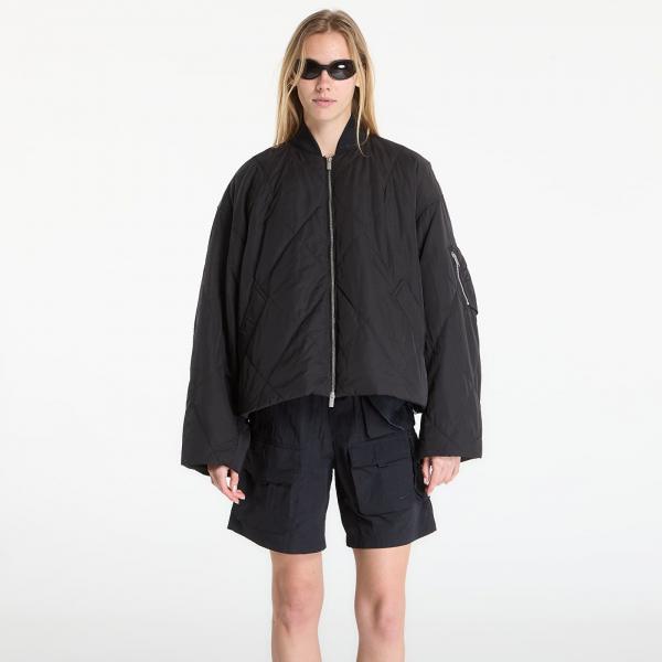 Bunda Jordan Flight Women's Quilted Renegade Jacket Black/ Black/ Black L