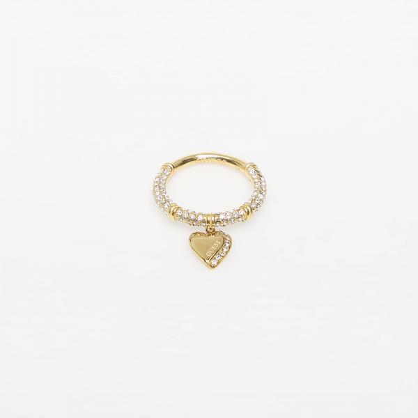 Prsten GUESS By Your Side Yellow Gold 54