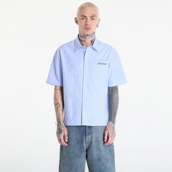 Košile Daily Paper Script Ss Shirt Blue XS