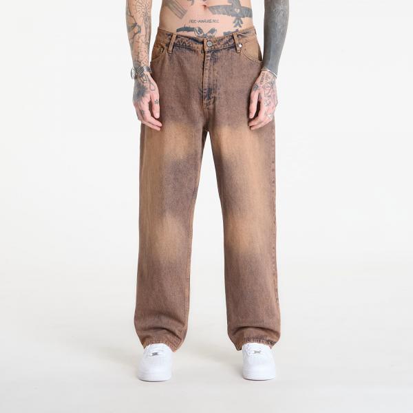 Džíny Daily Paper Washed Shield Amba Jeans Denim L