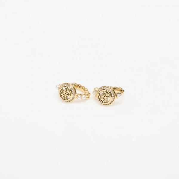 Náušnice GUESS Tiny Pearly Yellow Gold Universal