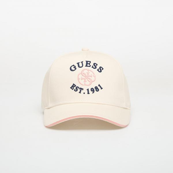 Kšiltovka GUESS Fancy Cap Dove White Universal