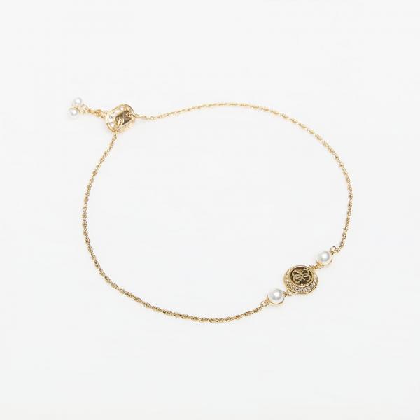 Náramek GUESS Tiny Pearly Yellow Gold Universal