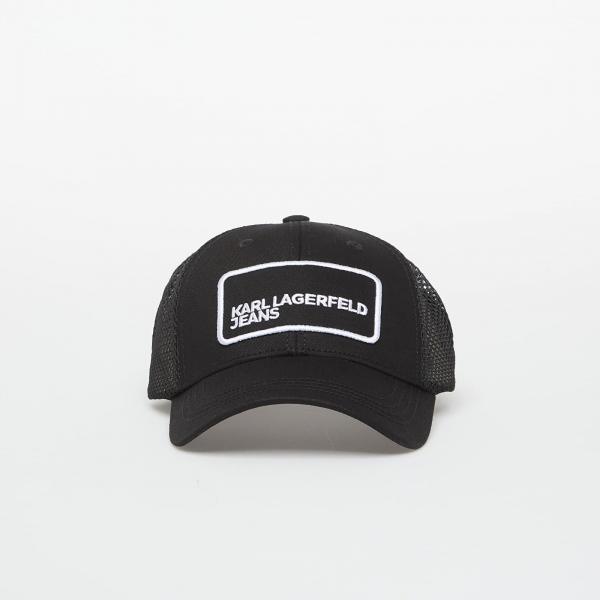 Kšiltovka Karl Lagerfeld Jeans Cotton Trucker Cap Black Universal