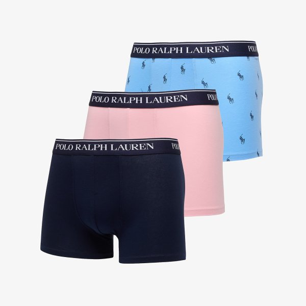 Boxerky Ralph Lauren Classic Trunk 3-Pack Multicolor L