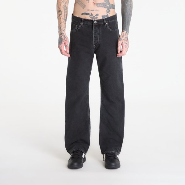 Džíny Off-White Half Arrow Slim Relaxed Jeans Black 44