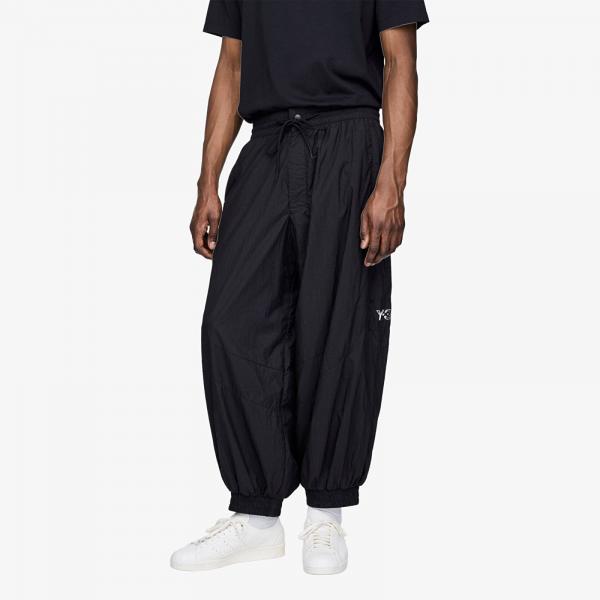 Tepláky Y-3 Raw Edge 3 Stripes Nylon Shell Tracksuit Bottoms Black M