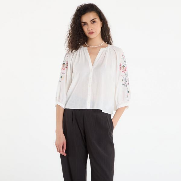 Košile Desigual Blus Roman Blouse White S
