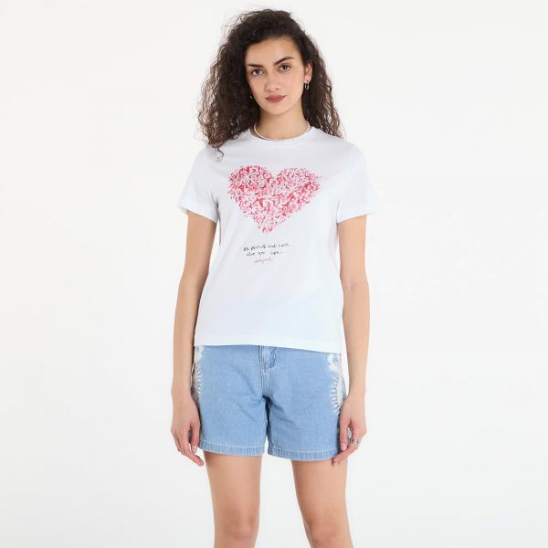Tričko Desigual Ts Cor T-Shirt White M