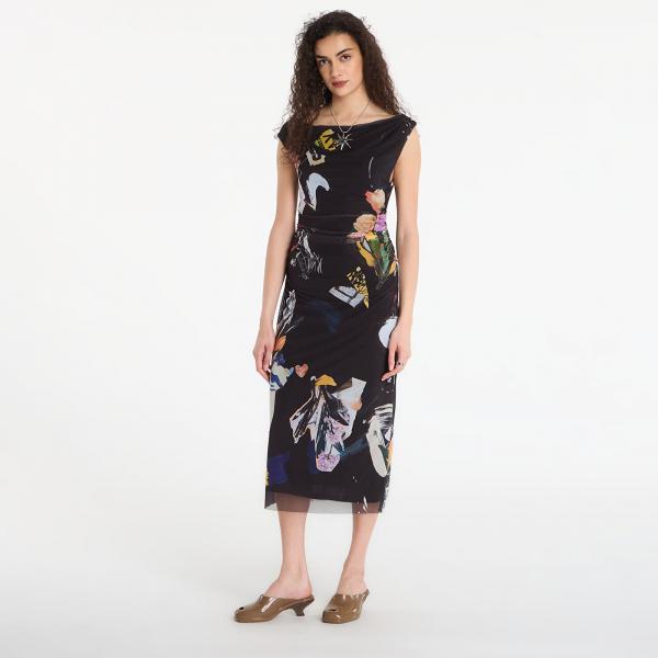Šaty Desigual Vest Delaware Dress Black M