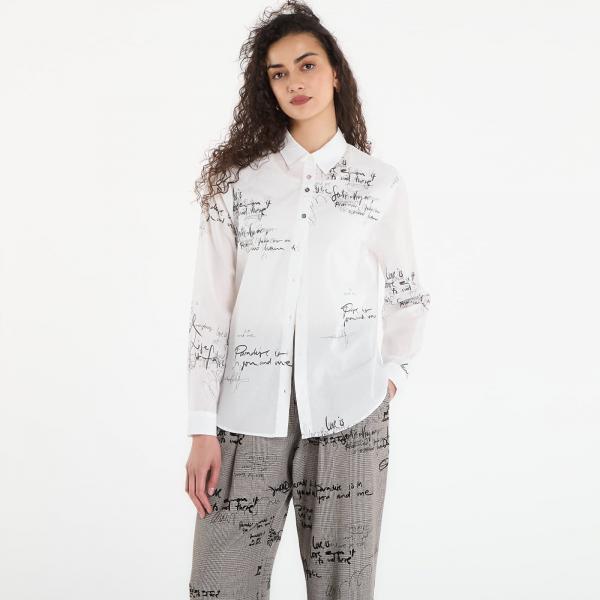 Košile Desigual Cam Bask Shirt White S