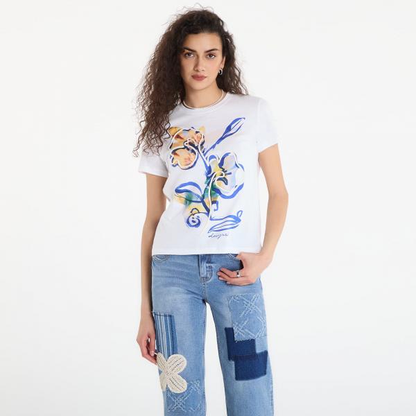 Tričko Desigual Ts Zurich T-Shirt White XS