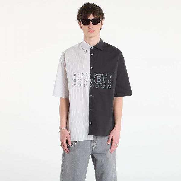 Košile MM6 Short-Sleeved Shirt Black 52