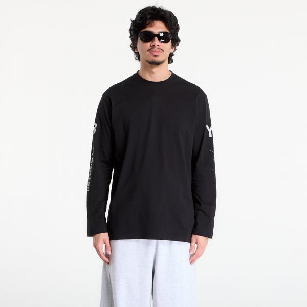Tričko Y-3 Mercedes Chaos Logo Long Sleeve T Shirt Black L