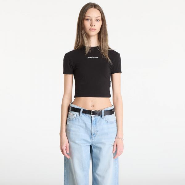 Tričko Palm Angels Classic Logo Baby Tee Black/ Off White XS