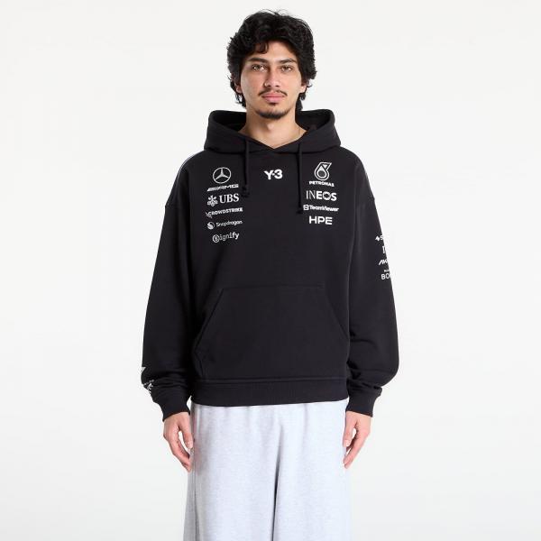 Mikina Y-3 Mercedes Team Hoodie Black L