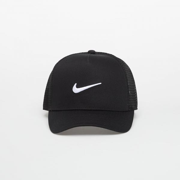Kšiltovka Nike Rise Structured Trucker Cap Black/ Black/ White Universal