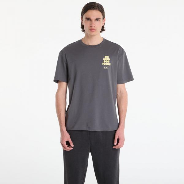 Tričko EA7 Emporio Armani Train Graphic T-Shirt Gray Pinstripe L